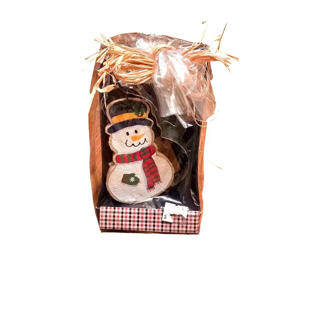 NWT Christmas Snowman Ornament Gift Set with Recipe‎